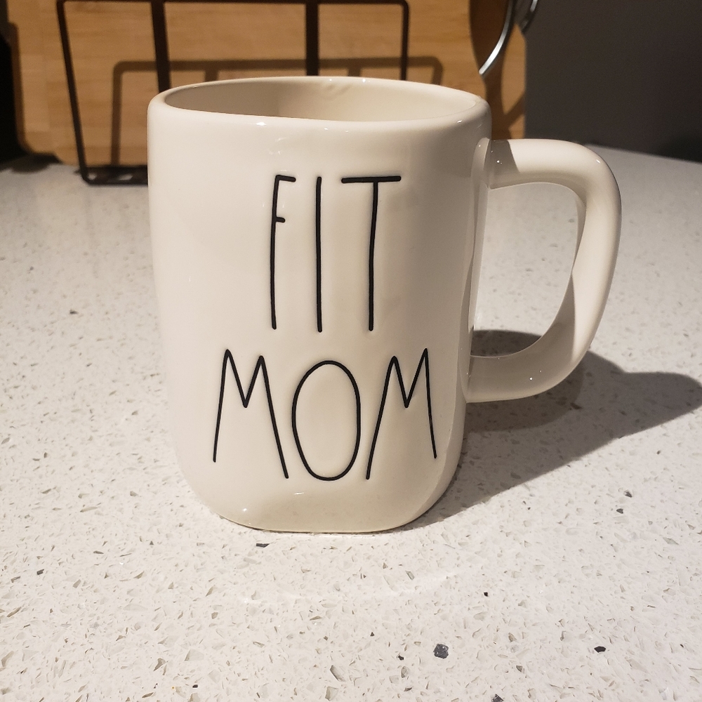 Rae Dunn FIT MOM mug